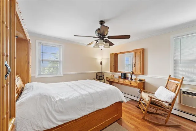 a bed room with a bed and a couch