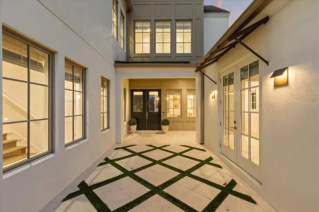 a kitchen with a stove and a microwave
