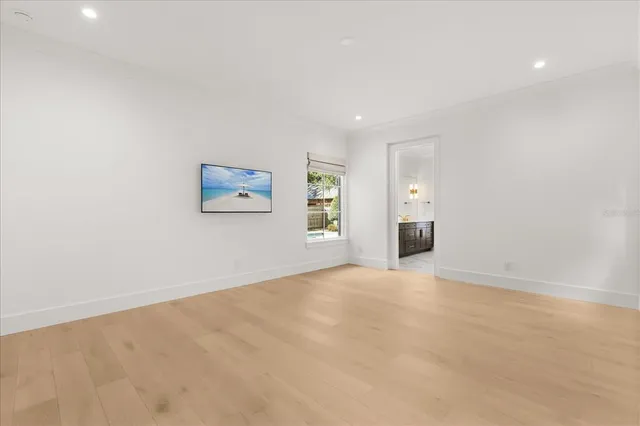 a view of a city with tall buildings