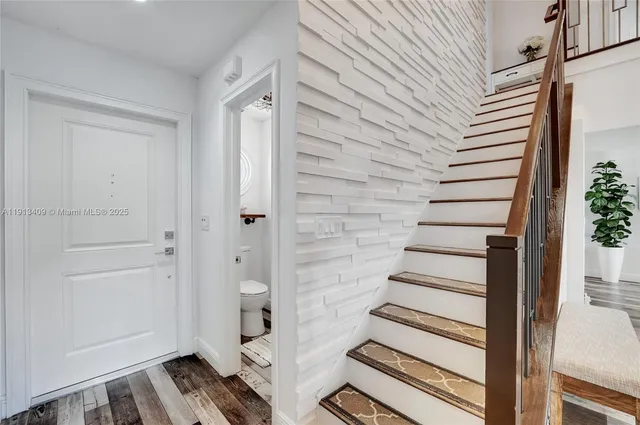 a view of front door of house