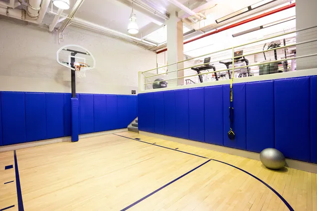 a view of a room with furniture
