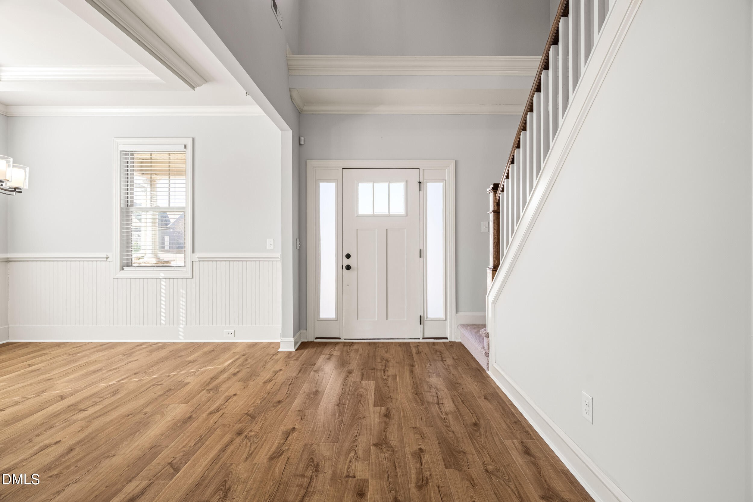 86 Sharpstone Lane Clayton, NC 27527 - Photo 14 of 36 wooden floor in an empty room with a window