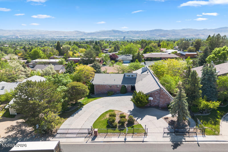 3625 Cashill Boulevard Reno, NV 89509 - Photo 60 of 65 an aerial view of a house with a garden