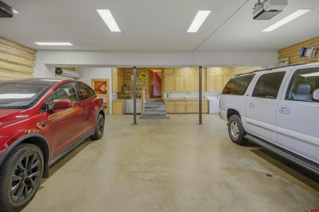 a view of car garage