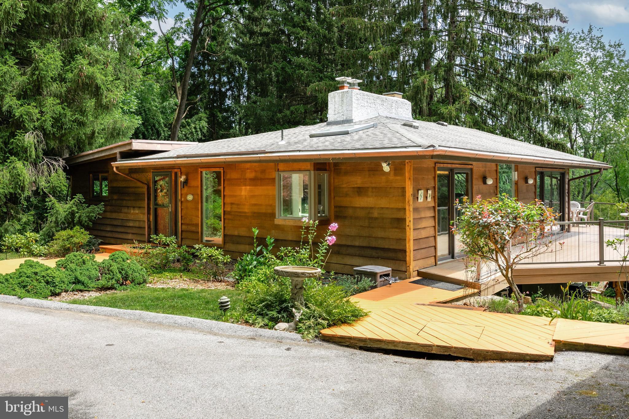 2 Mountain View Lane Phoenixville, PA 19460 - Photo 3 of 55 Circular Drive and Mature Plantings