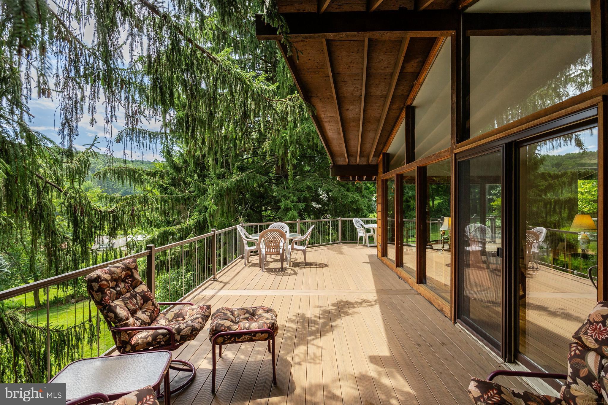 2 Mountain View Lane Phoenixville, PA 19460 - Photo 40 of 55 TimberTech Deck Overlooking Pool
