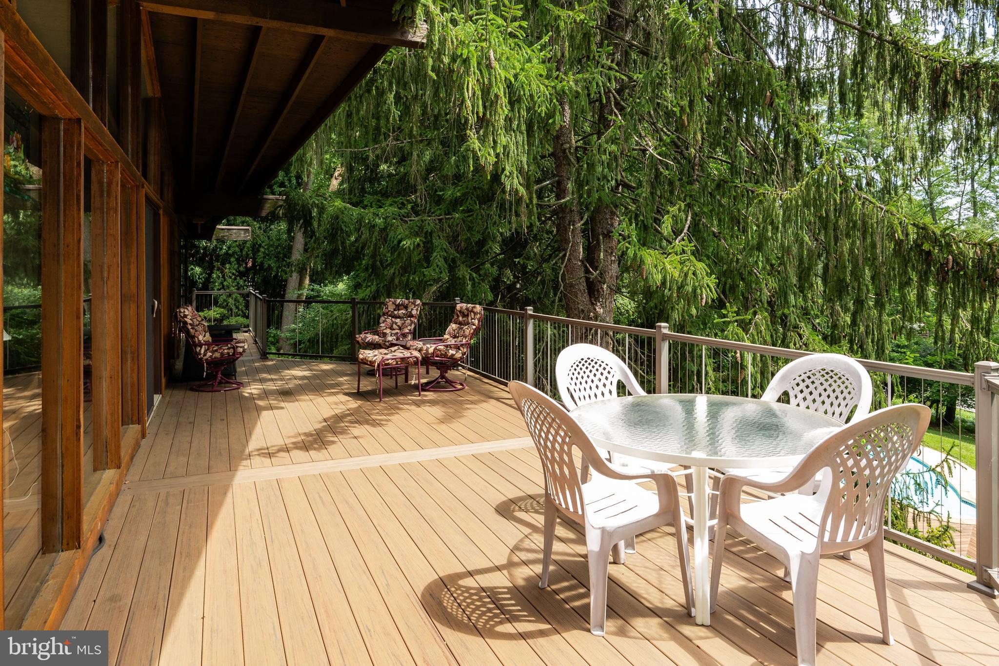 2 Mountain View Lane Phoenixville, PA 19460 - Photo 41 of 55 Deep Wraparound Deck for Dining and Entertaining