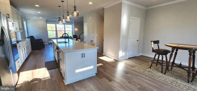 a view of wooden floor