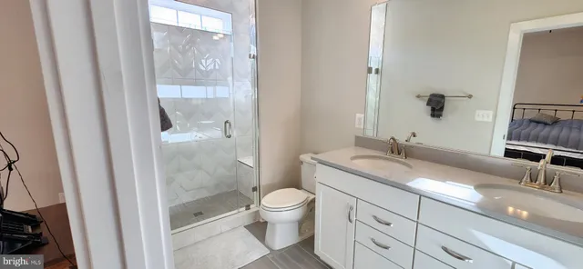 a view of street with sitting area