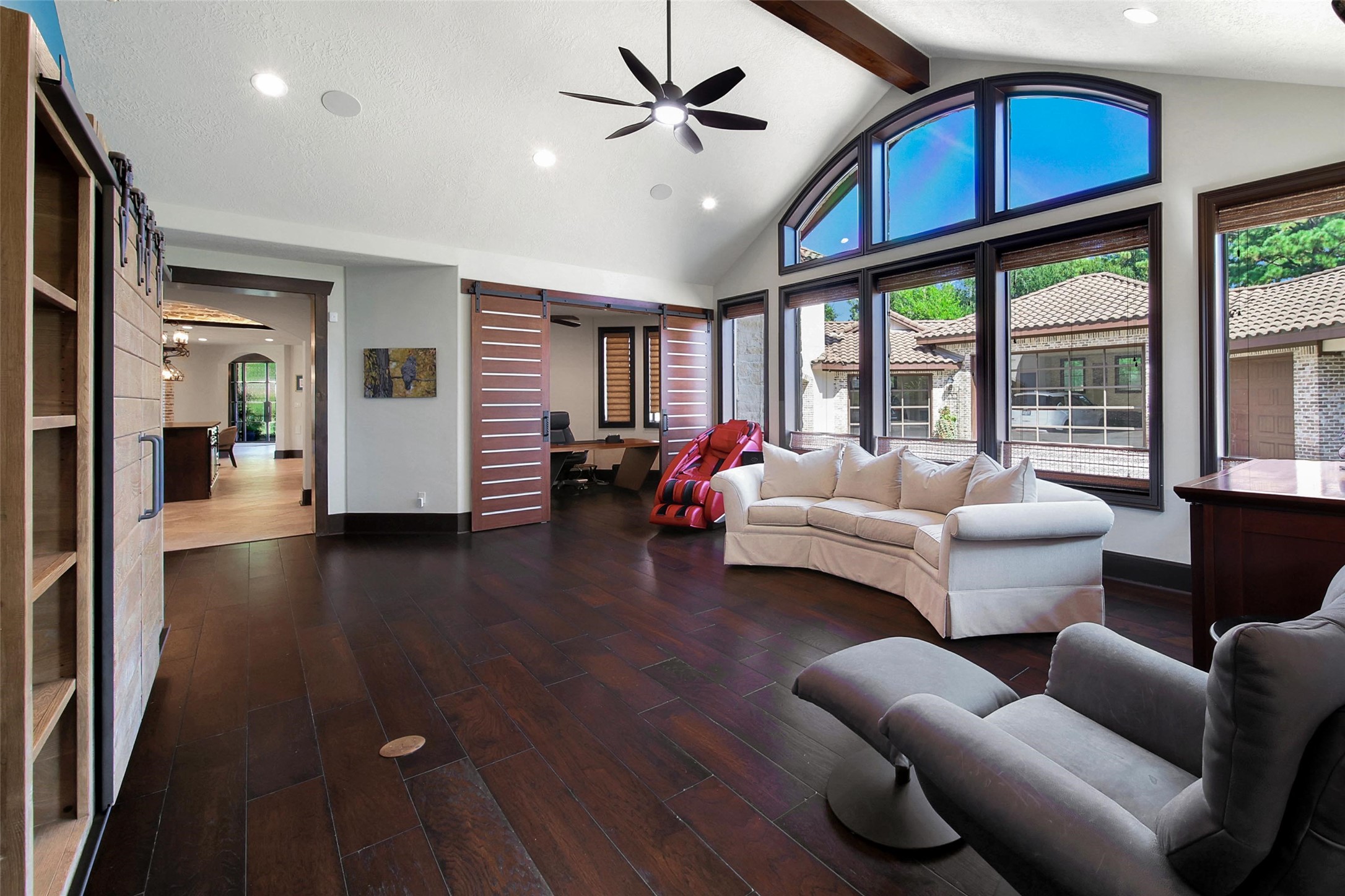 2 Highclere Park Drive Spring, TX 77379 - Photo 14 of 50 Tucked thoughtfully downstairs for optimum privacy is the recently remodeled study.