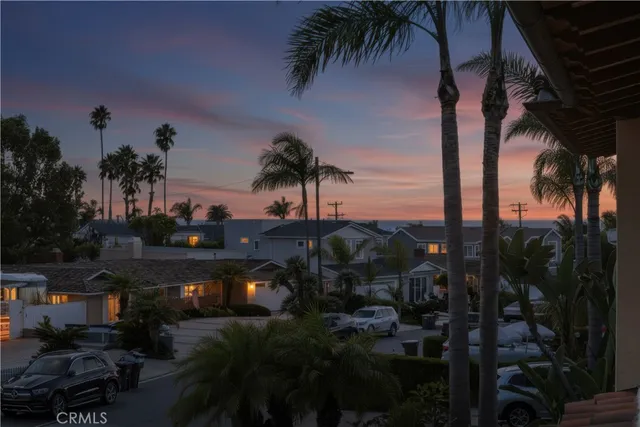 an outdoor space with seating space