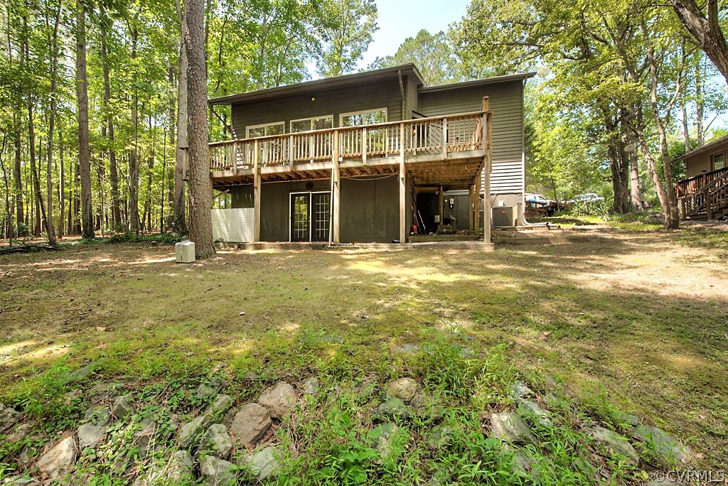 3213 Shadow Oaks Road Midlothian, VA 23112 - Photo 2 of 24 Rear of the property showing the walk out basement