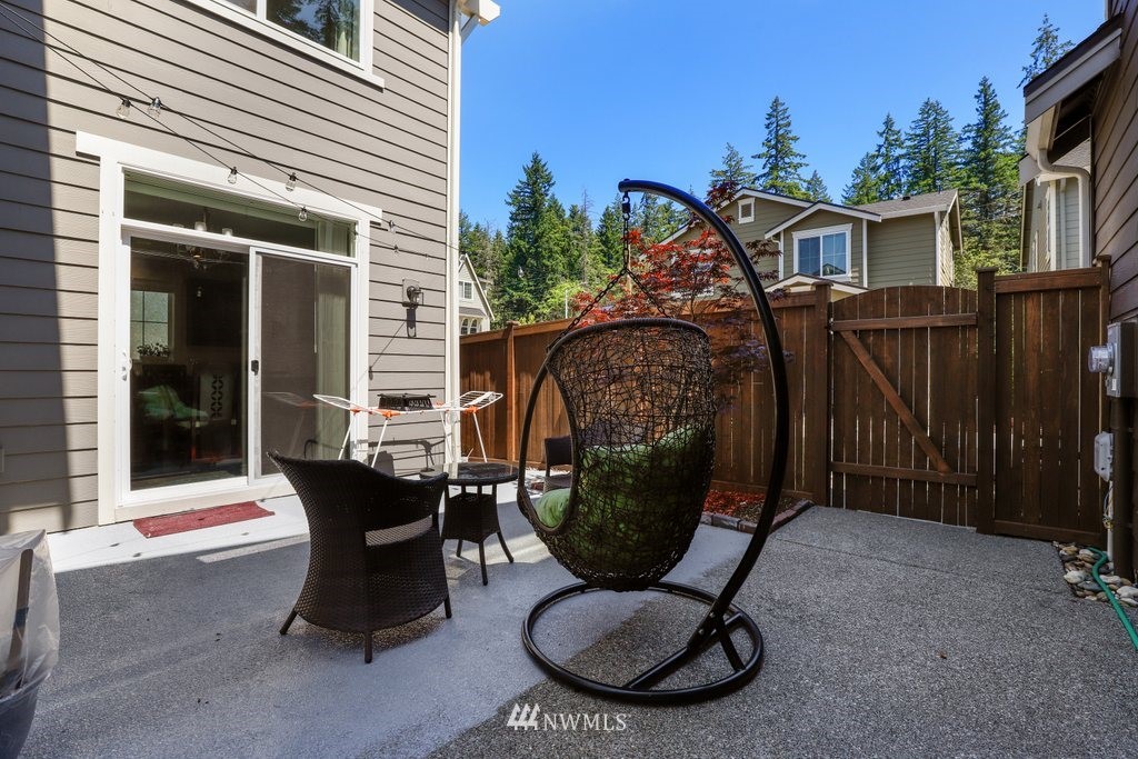4606 187th Place Southeast Bothell, WA 98012 - Photo 24 of 40 a view of two chairs in the patio