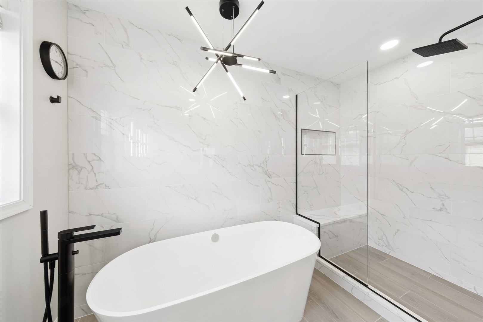 409 Provence Court Lisle, IL 60532 - Photo 12 of 24 a bathroom with a bathtub and a shower
