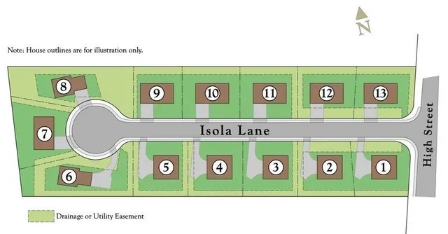 an aerial view of residential house with outdoor space