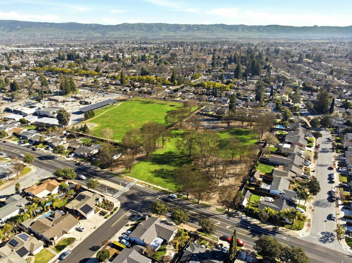 925 Blake Court Gilroy, CA 95020 - Photo 29 of 30 an aerial view of residential houses with outdoor space