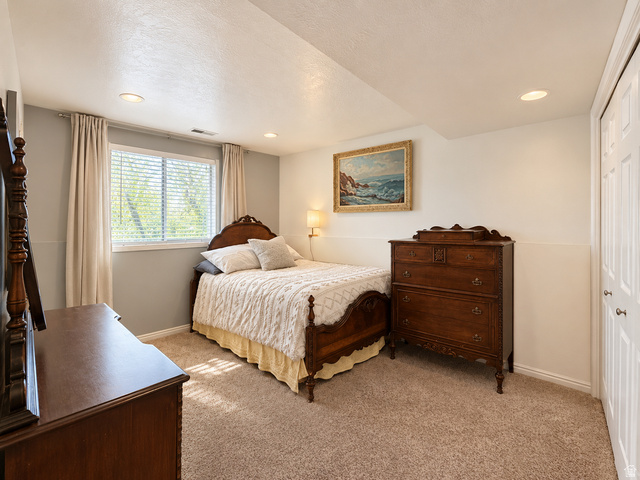 452 North 600 East Springville, UT 84663 - Photo 18 of 26 Wall-to-wall carpeting, recessed lighting, double-door closet, window with blinds