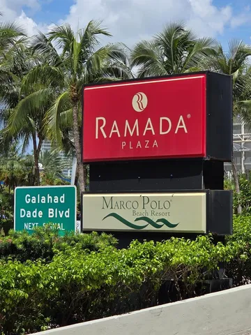 a sign on the side of a building