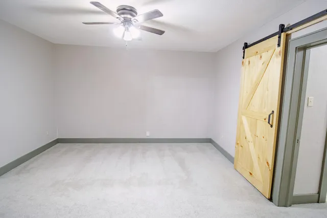 a view of an empty room