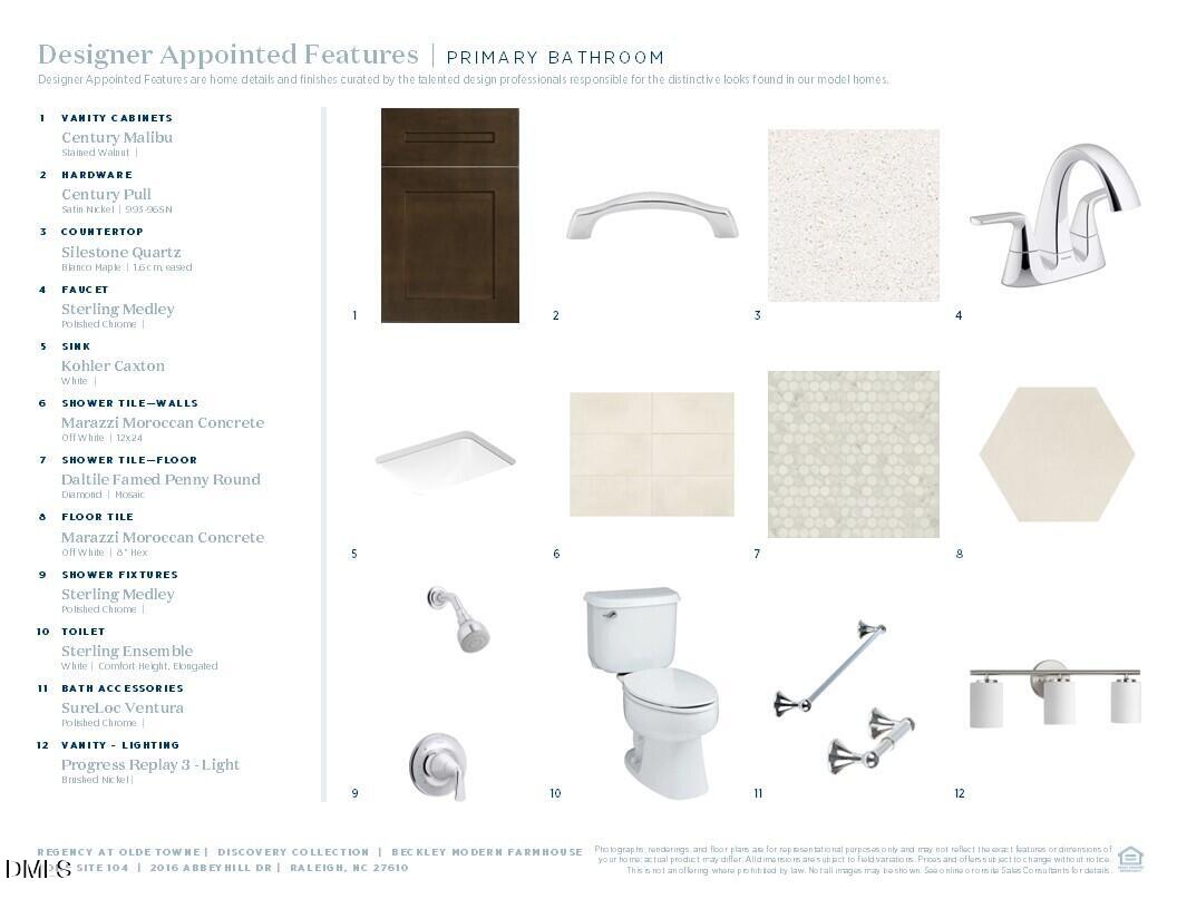 2016 Abbeyhill Drive, Unit 104 Raleigh, NC 27610 - Photo 4 of 20 Bathroom Selections