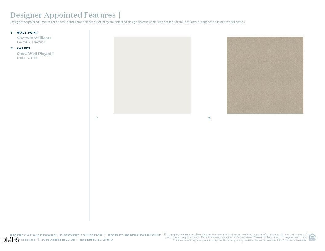 2016 Abbeyhill Drive, Unit 104 Raleigh, NC 27610 - Photo 7 of 20 Paint Selections