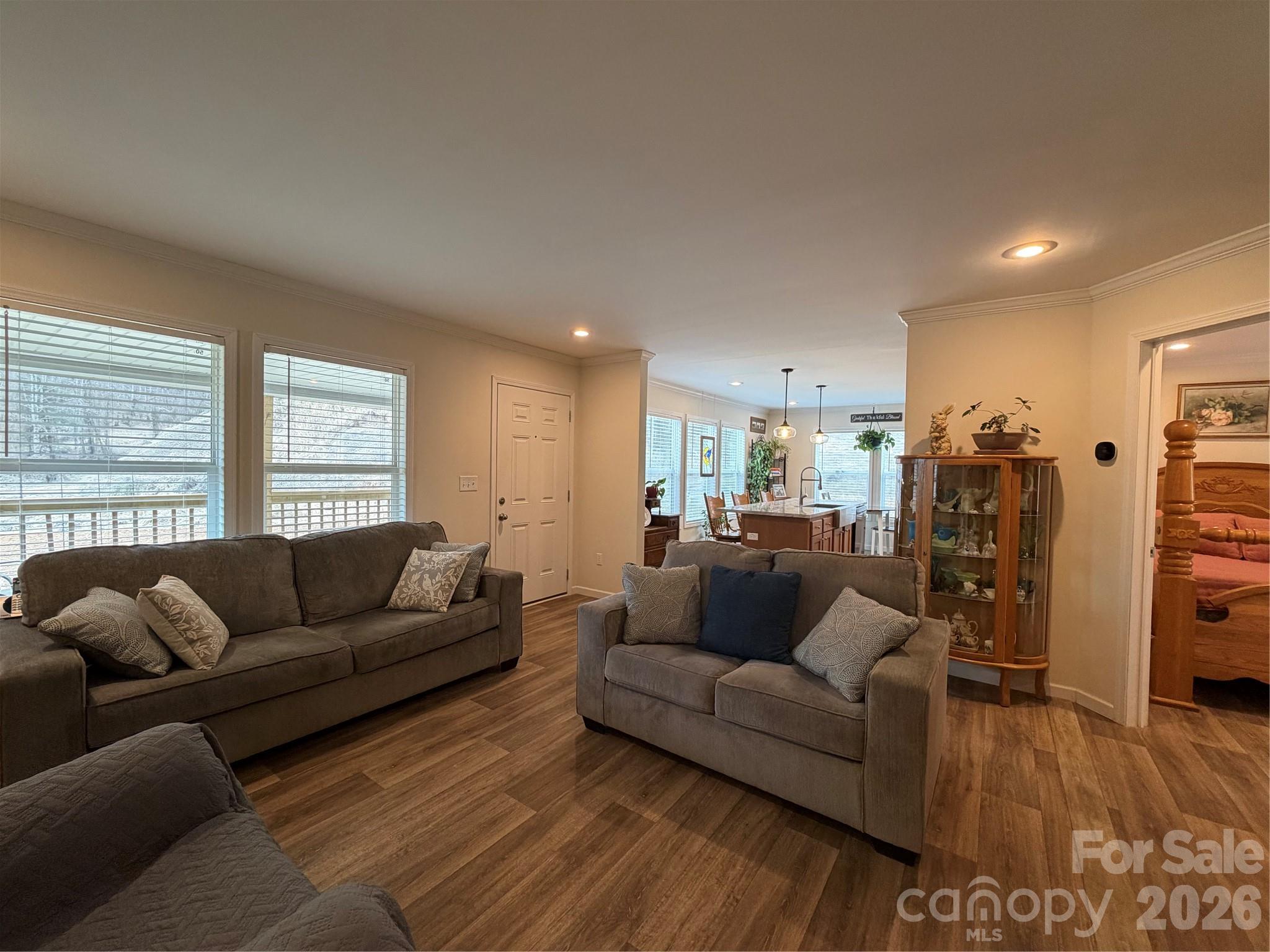 4958 Grapevine Road Marshall, NC 28753 - Photo 31 of 43 a living room with furniture and a large window