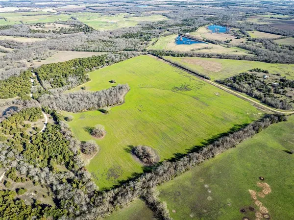 a view of a swimming pool with a yard