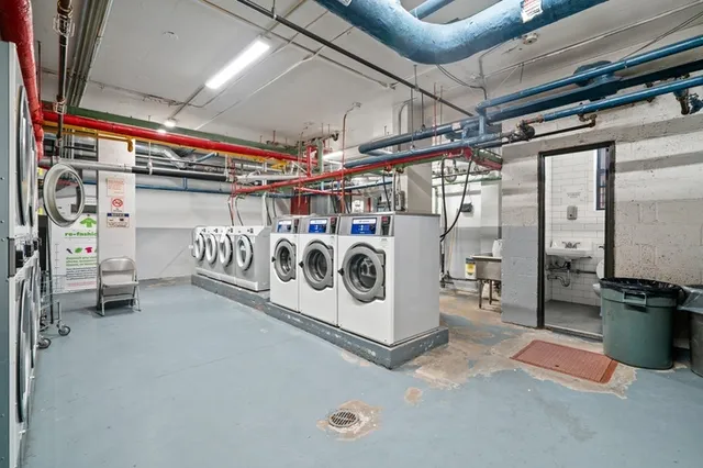 a front view of a building with garden