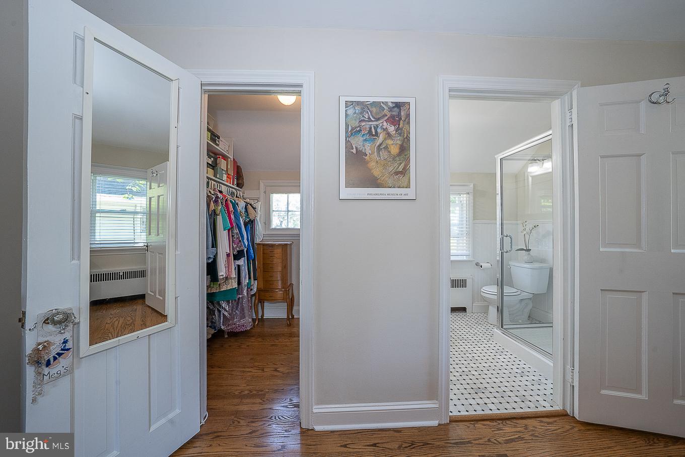 21 Henley Road Wynnewood, PA 19096 - Photo 18 of 36 Primary walk-In Closet & En-suite Bath