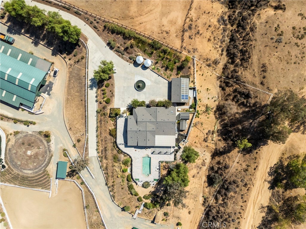 8411 Reche Canyon Road Colton, CA 92324 - Photo 56 of 74 Aerial view includes neighboring parcels not included in sale.
