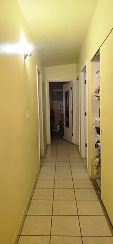 a view of a livingroom with storage