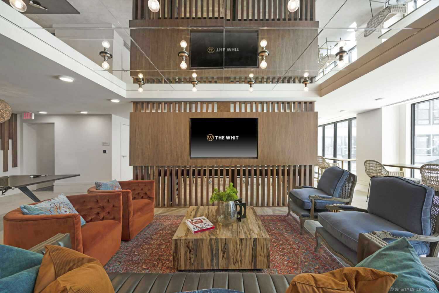 630 Chapel Street, Unit 2BMODEL New Haven, CT 06510 - Photo 22 of 40 a living room with furniture and a fireplace