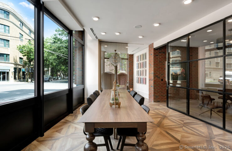 630 Chapel Street, Unit 2BMODEL New Haven, CT 06510 - Photo 6 of 40 a view of a dining room with furniture window and wooden floor