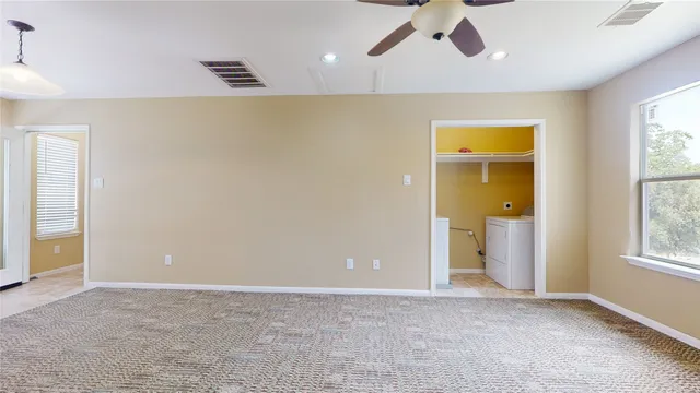 a view of cabinets with a wooden floor
