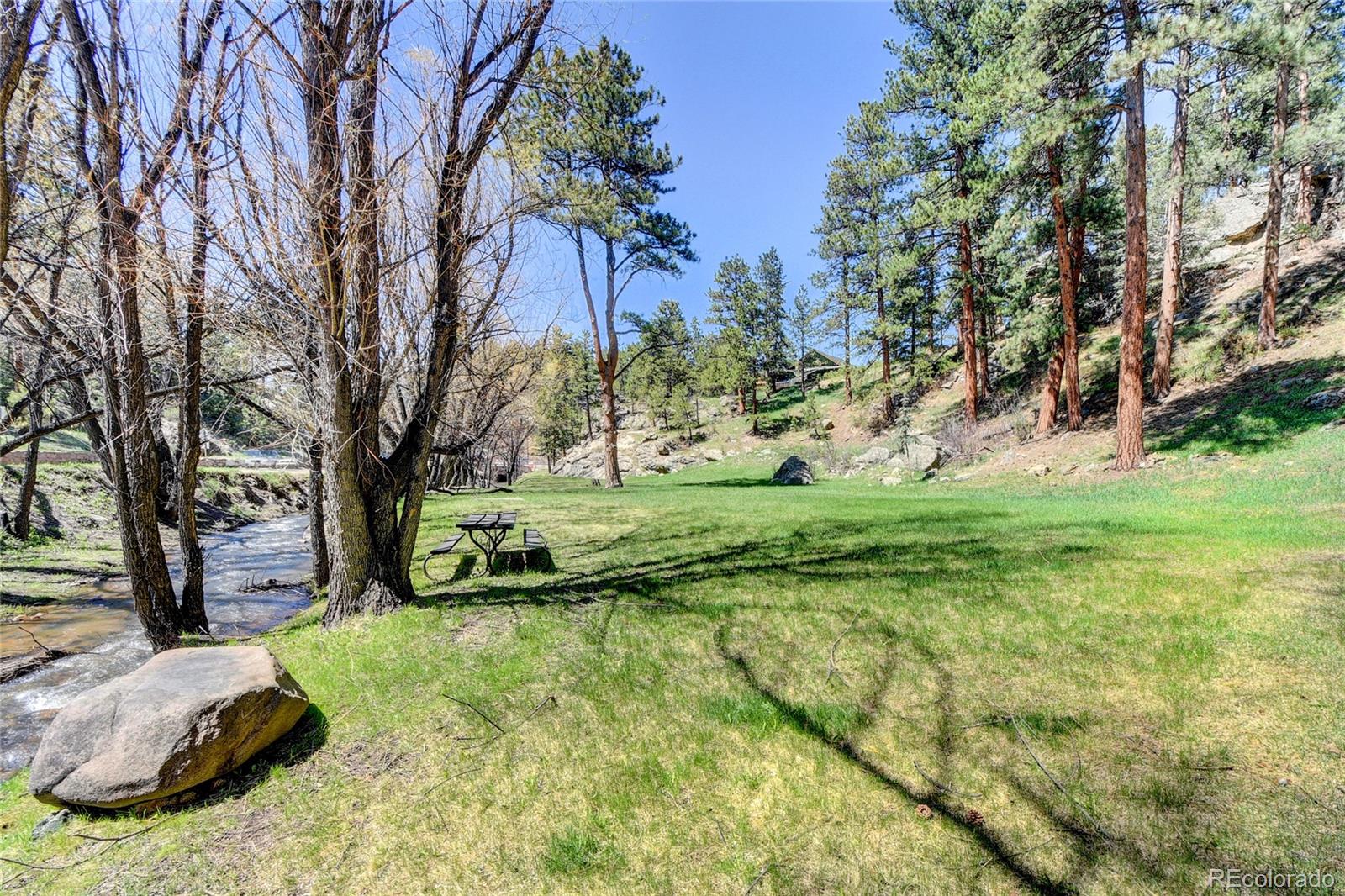 4690 Highway 73 Evergreen Co 80439 Evergreen, CO 80439 - Photo 32 of 34 a view of backyard with tree