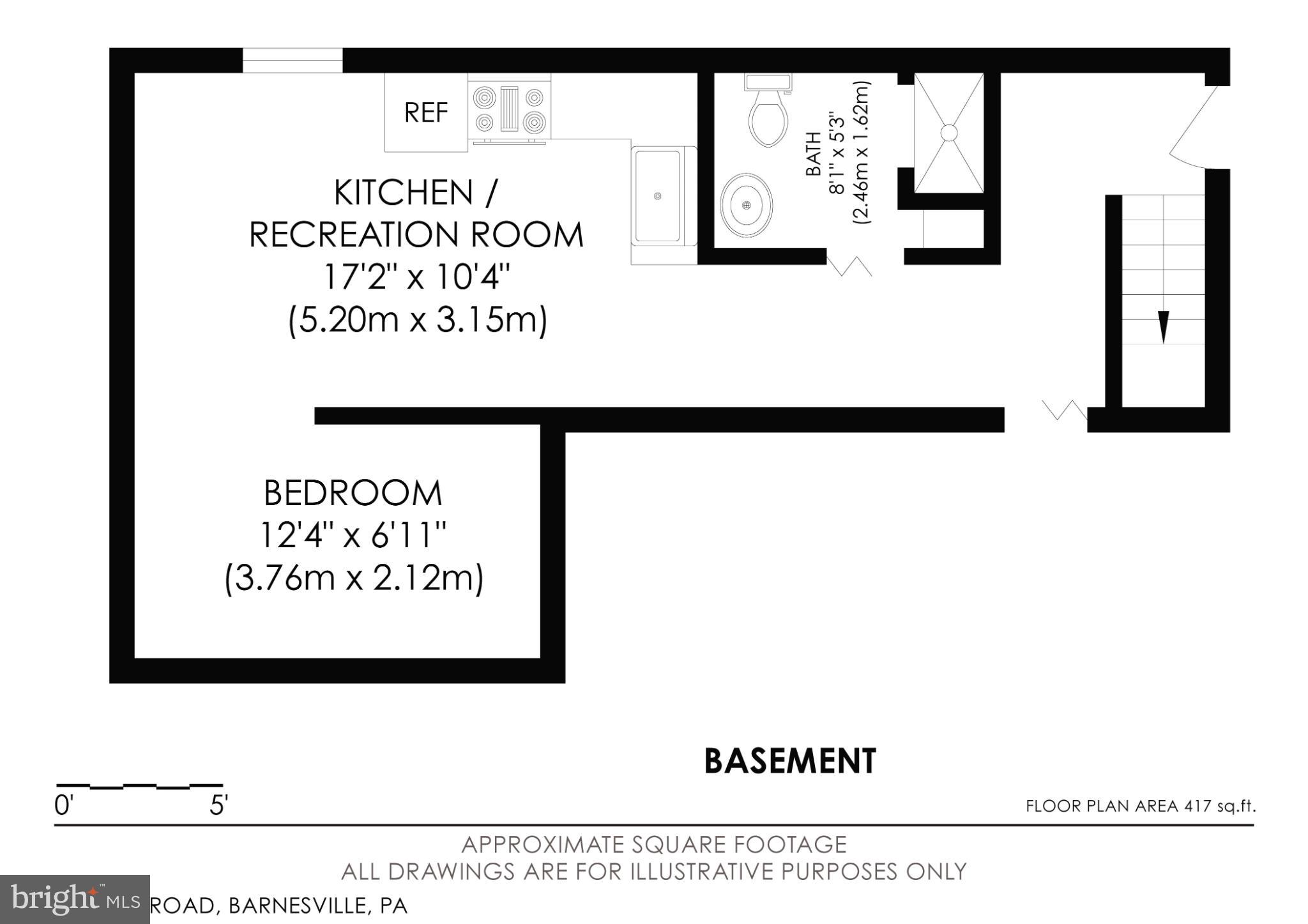 38 State Road Barnesville, PA 18214 - Photo 67 of 70 Charming basement layout with versatile spaces.