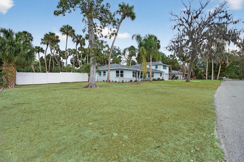 5539 Delaware Avenue New Port Richey, FL 34652 - Photo 16 of 95 a view of a house with garden and trees