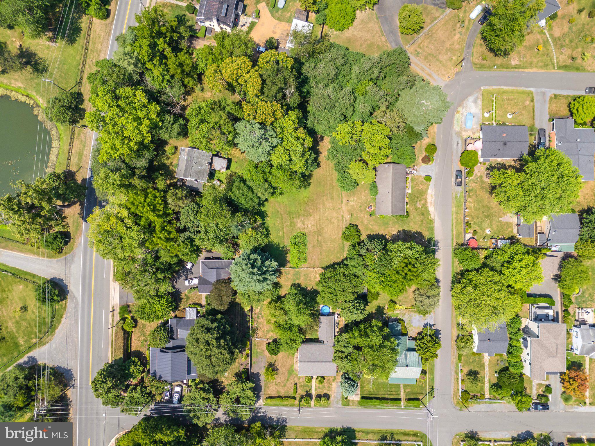 4 Chestnut Street Middleburg, VA 20117 - Photo 15 of 15 an aerial view of a residential apartment building with a yard and plants