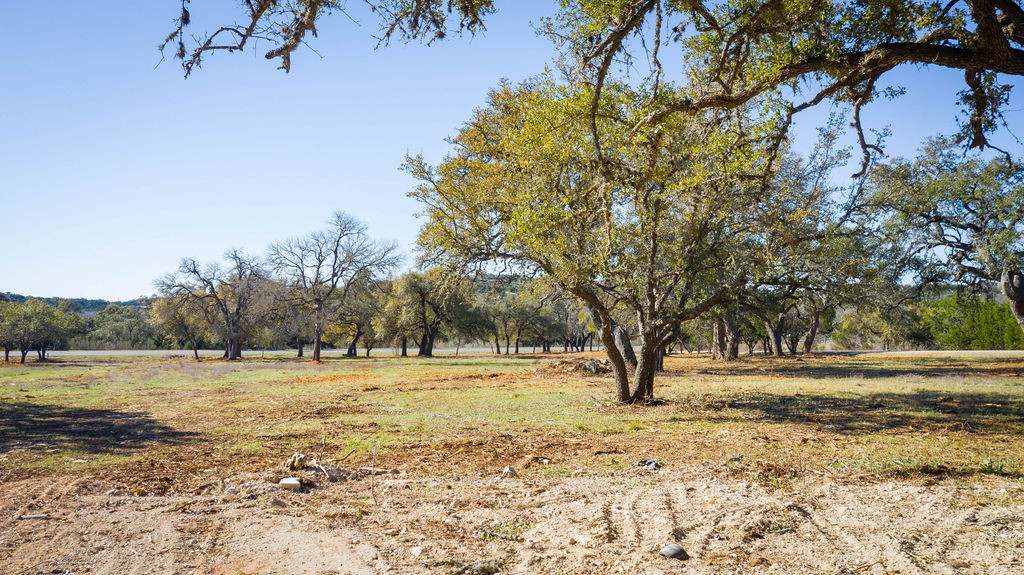 268 Kinnikinik Loop Austin, TX 78737 - Photo 22 of 23 a view of dirt yard with large trees