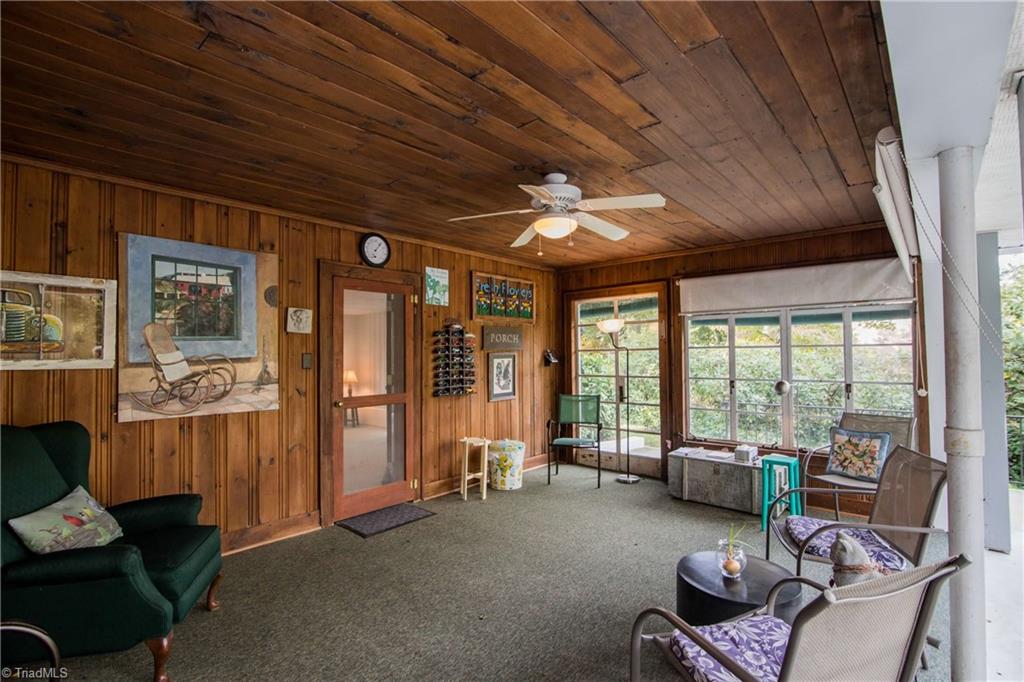 125 Jackson Road Mount Airy, NC 27030 - Photo 19 of 28 Den in the lower level features 6'7" ceilings.
