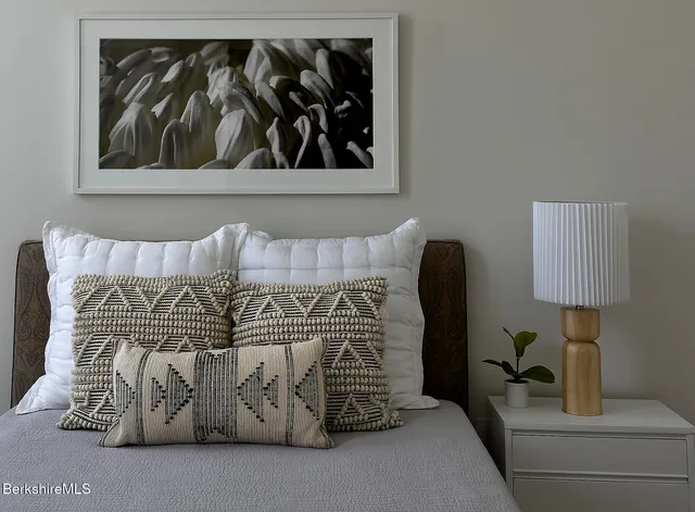 a view of painting on the wall