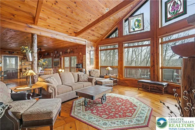 a bathroom with a shower and toilet
