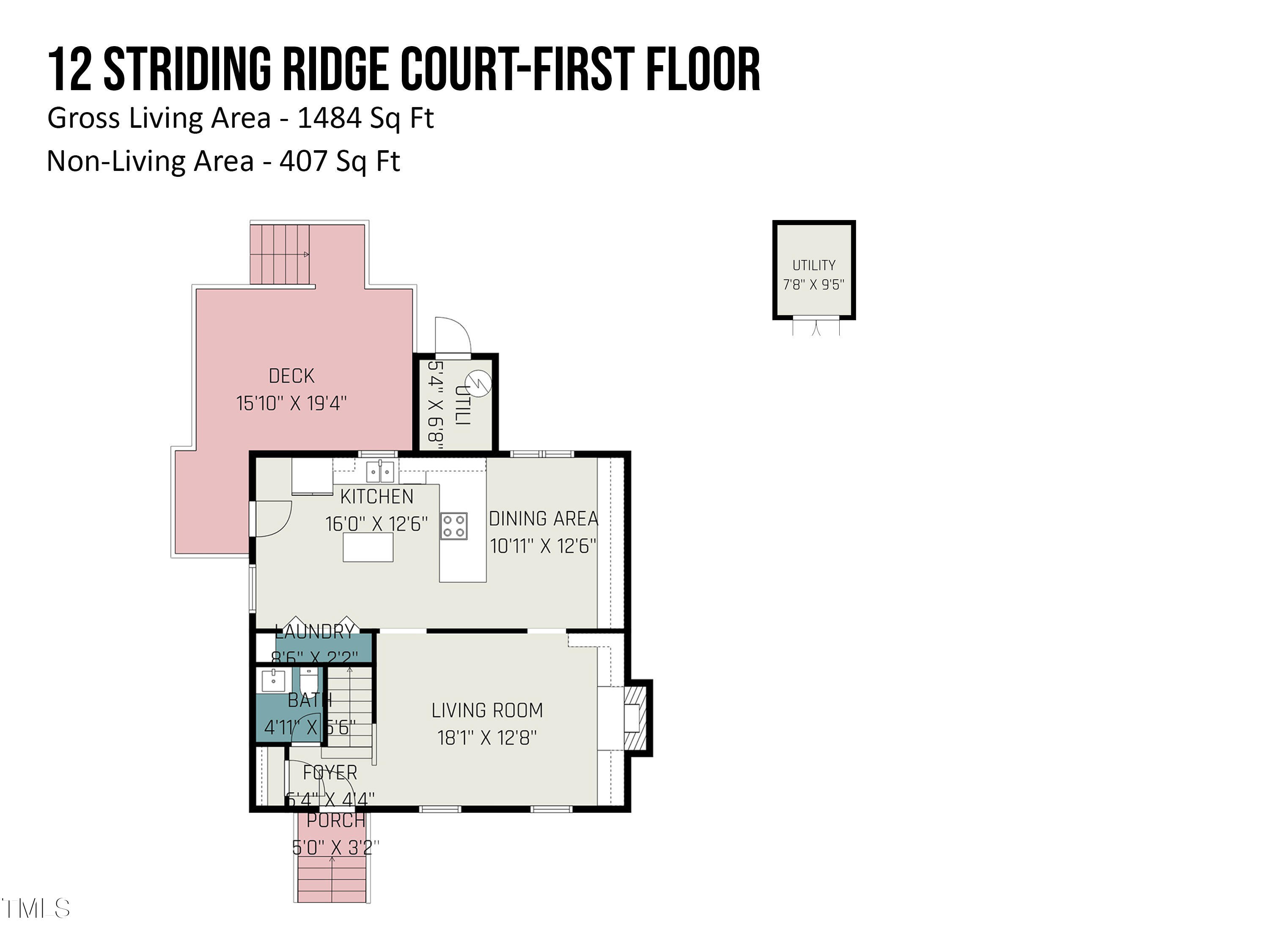 12 Striding Ridge Court Durham, NC 27713 - Photo 28 of 28 12_striding_ridge_court-first_floor_387