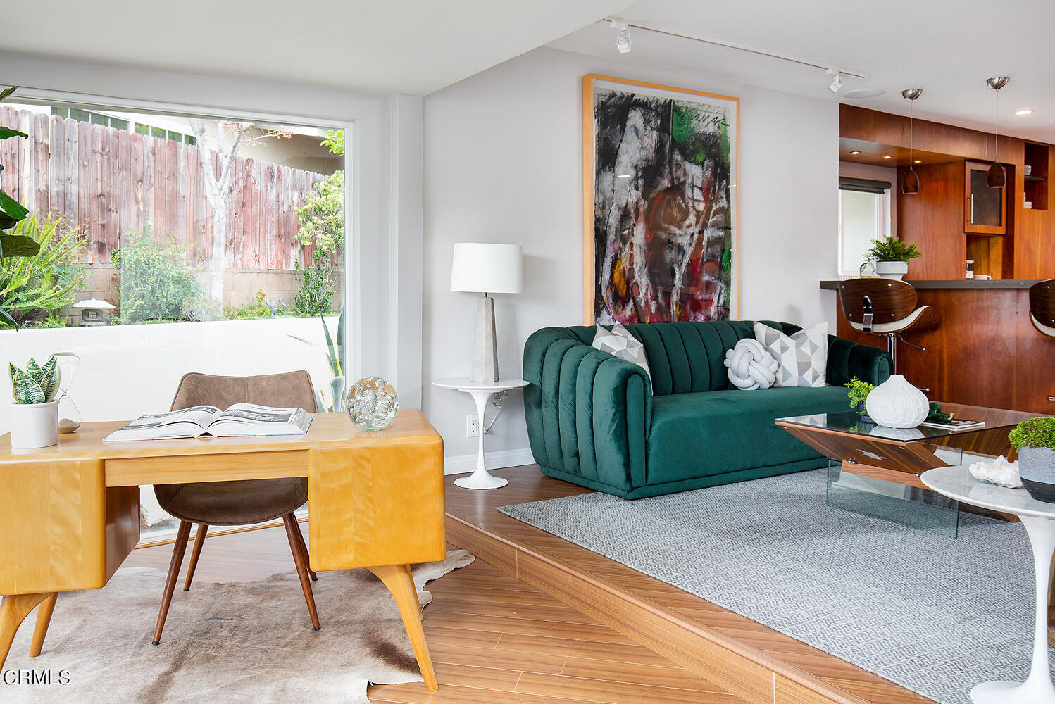 1400 Edgecliff Lane Pasadena, CA 91107 - Photo 12 of 43 a living room with furniture and a large window