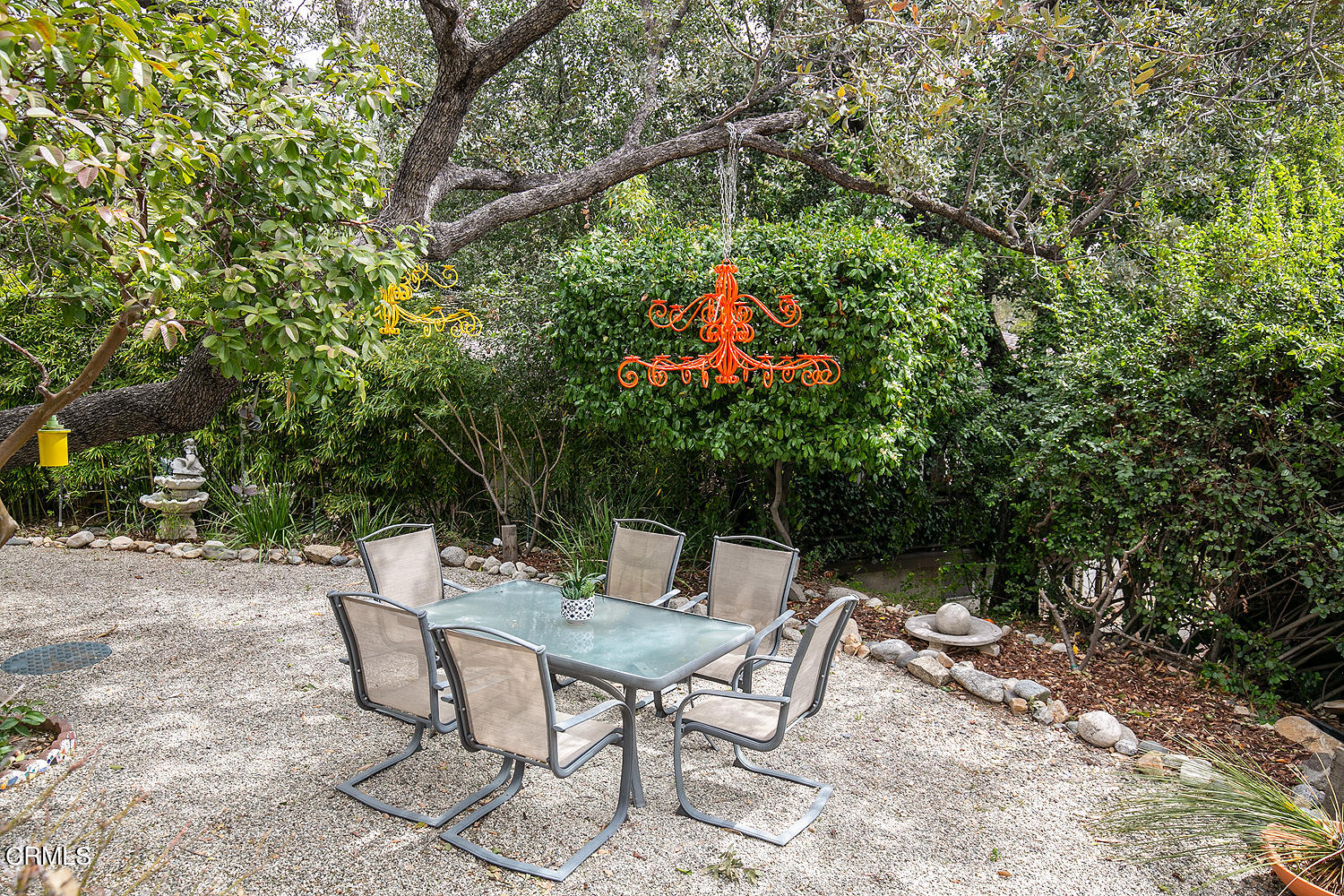 1400 Edgecliff Lane Pasadena, CA 91107 - Photo 39 of 43 a view of a chairs and table in a backyard