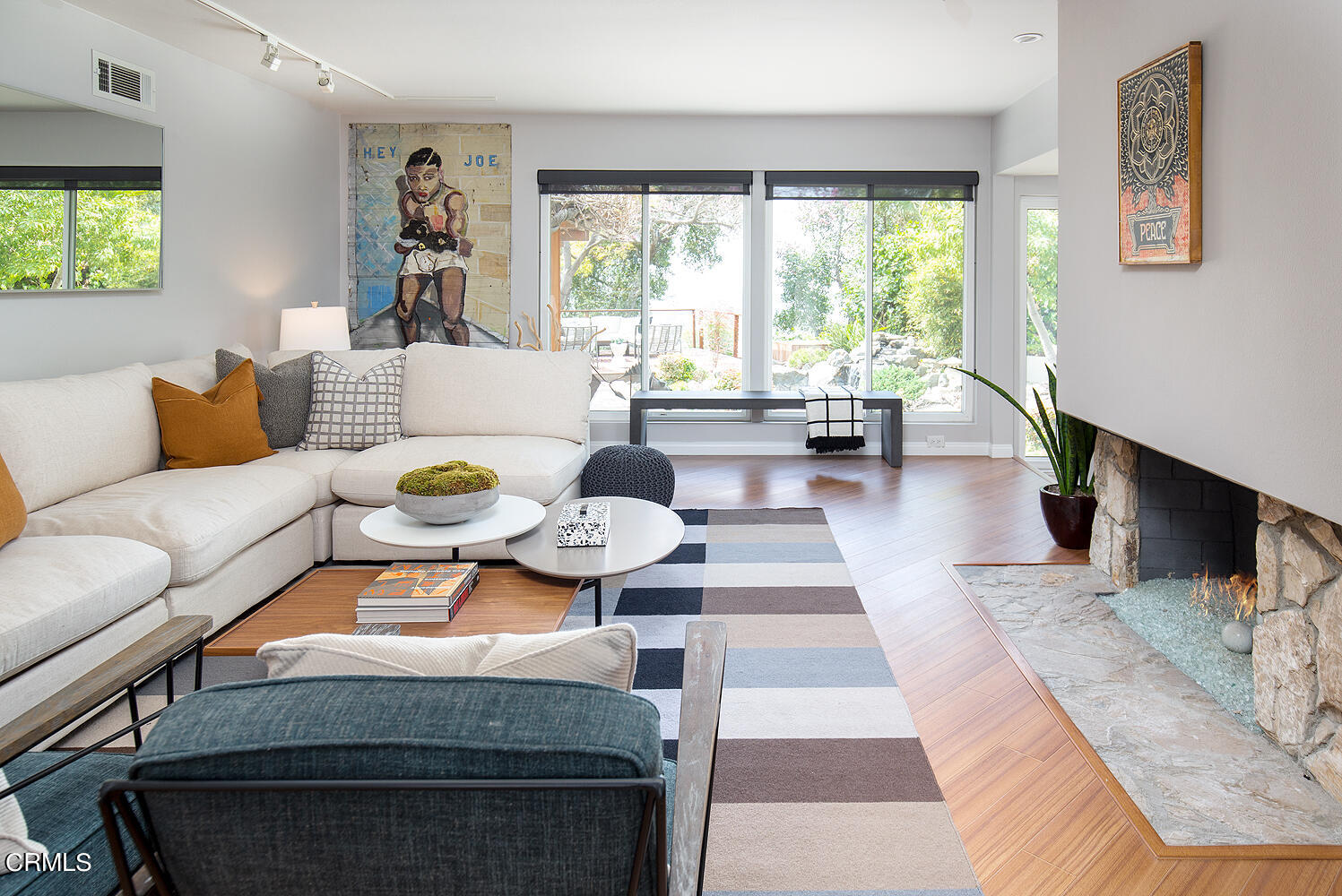1400 Edgecliff Lane Pasadena, CA 91107 - Photo 7 of 43 a living room with furniture and a large window