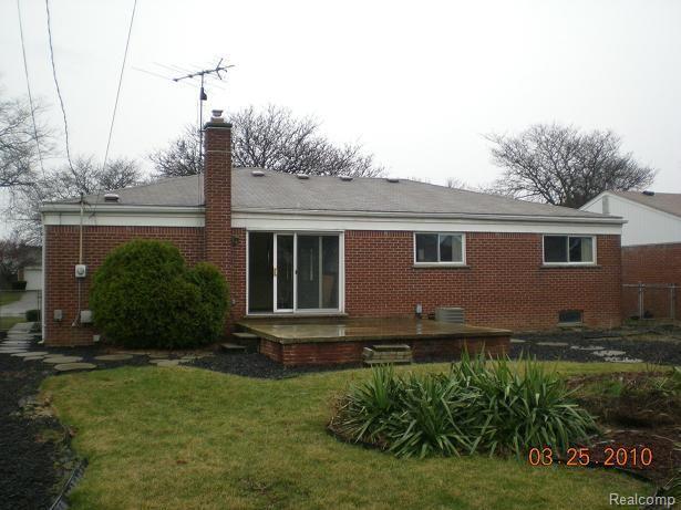 14214 Merriman Road Livonia, MI 48154 - Photo 11 of 12 Back of Home