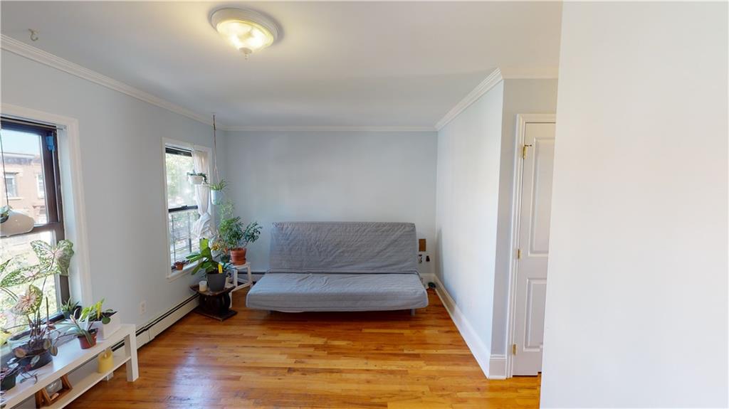 722 Madison Street Brooklyn, NY 11221 - Photo 20 of 29 a living room with furniture and a potted plant