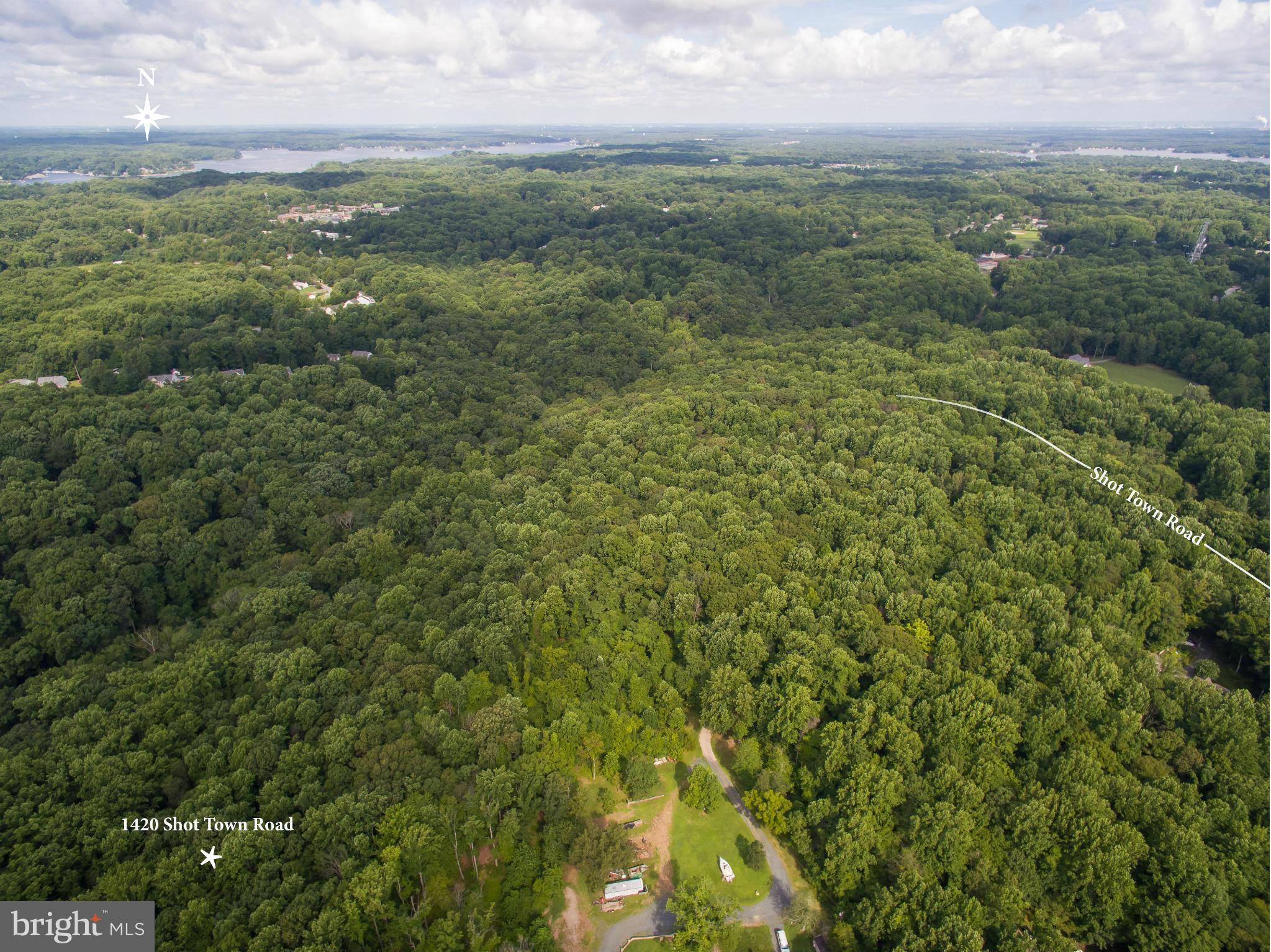 1420 Shot Town Road Annapolis, MD 21409 - Photo 6 of 22 Northern Aerial view