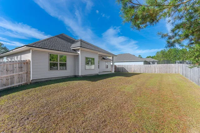 a view of outdoor space and yard